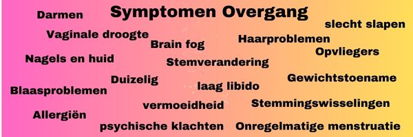 symptomen menopauze en overgang