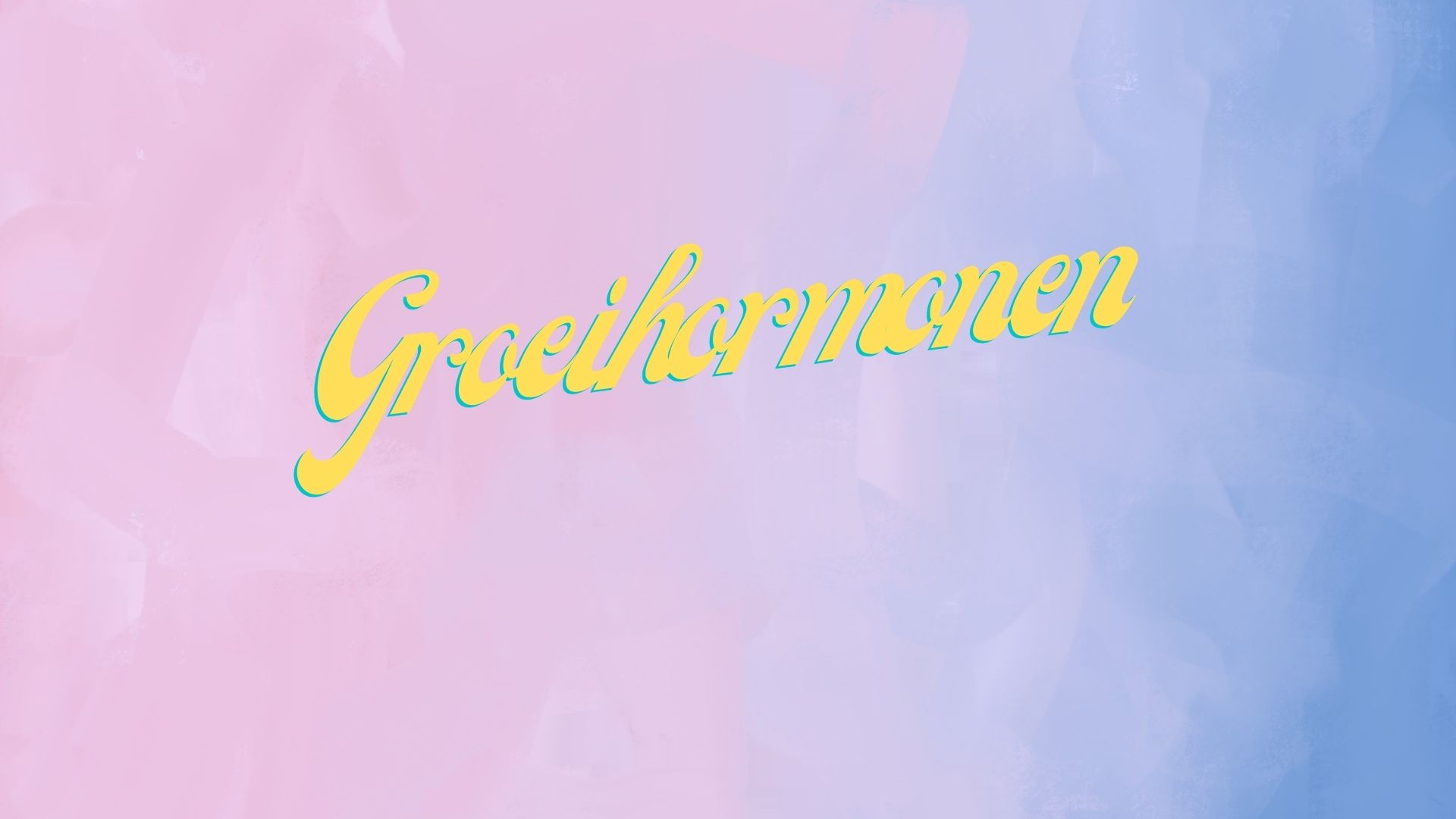 trage stofwisseling en groeihormonen